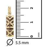 Pendentif tiki chambranle en or jaune bois de santal de Lifou et sa fiole de parfum de Santal-Pendentifs Tiki-Marque:Référence: L5.99/BSMétal: Or jauneTitre: 18 caratsPoids du métal: 0,61 Gr-DIAM'S- -DIAM'S NC