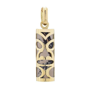 Pendentif tiki chambranle en or jaune calcaire lithographique de Nouméa-Pendentifs Tiki-Marque:Référence: L5.99/CAMétal: Or jauneTitre: 18 caratsPoids du métal: 0,61 Gr-DIAM'S- -DIAM'S NC