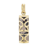 Pendentif tiki chambranle en or jaune calcaire lithographique de Nouméa-Pendentifs Tiki-Marque:Référence: L5.99/CAMétal: Or jauneTitre: 18 caratsPoids du métal: 0,61 Gr-DIAM'S- -DIAM'S NC