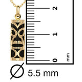 Pendentif tiki chambranle en or jaune. corail noir du lagon-Pendentifs Tiki-Marque:Référence: L5.99/CNMétal: Or jauneTitre: 18 caratsPoids du métal: 0,83 Gr-DIAM'S- -DIAM'S NC