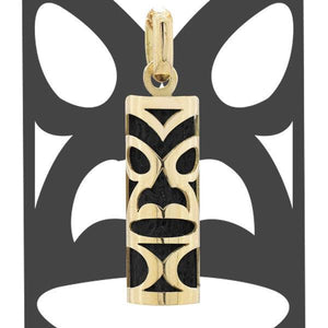 Pendentif tiki chambranle en or jaune. corail noir du lagon-Pendentifs Tiki-Marque:Référence: L5.99/CNMétal: Or jauneTitre: 18 caratsPoids du métal: 0,83 Gr-DIAM'S- -DIAM'S NC