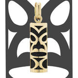 Pendentif tiki chambranle en or jaune. corail noir du lagon-Pendentifs Tiki-Marque:Référence: L5.99/CNMétal: Or jauneTitre: 18 caratsPoids du métal: 0,83 Gr-DIAM'S- -DIAM'S NC