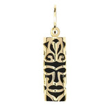 Pendentif tiki tortue en or jaune corail noir du lagon-Pendentifs Tiki-Marque:Référence: L5.10/CNMétal: Or jauneTitre: 18 caratsPoids du métal: 0,60 Gr-DIAM'S- -DIAM'S NC