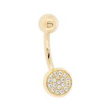 Piercing en or jaune serti de diamants.-Piercing-Marque:Référence: D12.2Métal: Or jauneTitre: 18 caratsPoids du métal: 2,00 GrType de pierre: Diamant(s)Poids: 0,15 CtForme - taille: Taille brillantCouleur: FPureté: SI1-DIAM'S- -DIAM'S NC
