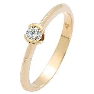 Solitaire en or jaune serti d'un diamant.-Solitaires-Marque:Référence: D0.27Métal: Or jauneTitre: 18 caratsPoids du métal: 2,30 GrType de pierre: Diamant(s)Poids: 0,15 CtForme - taille: Taille brillantCouleur: FPureté: SI1Comment choisir sa taille de doigt:cliquer pour découvrir notre guide des tailles imprimable-DIAM'S- -DIAM'S NC
