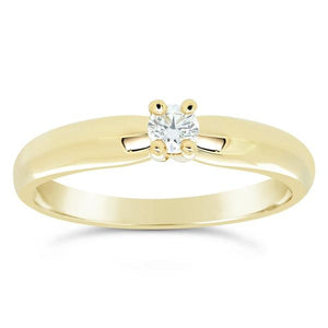 Solitaire or jaune serti d'un diamant-Solitaires-Marque:Référence: D0.112Métal: Or jauneTitre: 18 caratsPoids du métal: 2,20 GrType de pierre: Diamant(s)Poids: 0,10 CtForme - taille: Taille brillantCouleur: FPureté: SI1Comment choisir sa taille de doigt:cliquer pour découvrir notre guide des tailles imprimable-DIAM'S- -DIAM'S NC