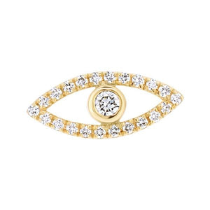 Une boucle d'oreille en or jaune sertie de diamants-Boucles d'oreilles diamants-Marque:Référence: D6.123Métal: Or jauneTitre: 18 caratsPoids du métal: 0,50 GrType de pierre: Diamant(s)Poids: 0,22 CtForme - taille: Taille brillantCouleur: FPureté: SI1Type de pierre (2): Poids (2): 0,04 CtForme - taille (2): Couleur (2): Pureté (2):-DIAM'S- -DIAM'S NC