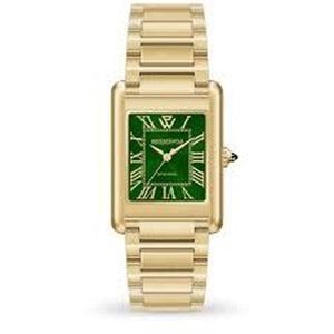 WP6 - Metal - Shiny - Gold - Emerald green - 30x40mm-Montres femme-Marque:Référence: 701236-WATCHPEOPLE- -DIAM'S NC