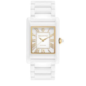 WP6 - Solid - Shiny - White - White gold - 27x38mm-Montres femme-Marque:Référence: 700696-WATCHPEOPLE- -DIAM'S NC