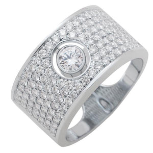 Bague en or blanc sertie de diamants.-Bagues diamants-Marque:Référence: D2.60-OBMétal: Or blancTitre: 18 caratsPoids du métal: 8,10 GrType de pierre: Diamant(s)Poids: 0,20 CtForme - taille: Taille brillantCouleur: FPureté: SI1Type de pierre (2): Diamant(s)Poids (2): 1,18 CtForme - taille (2): Taille brillantCouleur (2): FPureté (2): SI1Comment choisir sa taille de doigt:cliquer pour découvrir notre guide des tailles imprimable-DIAM'S- -DIAM'S NC