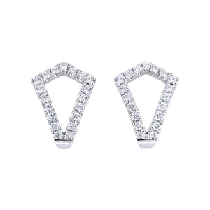 Boucles d'oreille en or blanc sertie de diamants-Boucles d'oreilles diamants-Marque:Référence: D6.107-OBMétal: Or blancTitre: 18 caratsPoids du métal: 1,20 GrType de pierre: Diamant(s)Poids: 0,11 CtForme - taille: Taille brillantCouleur: FPureté: SI1-DIAM'S- -DIAM'S NC