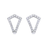 Boucles d'oreille en or blanc sertie de diamants-Boucles d'oreilles diamants-Marque:Référence: D6.107-OBMétal: Or blancTitre: 18 caratsPoids du métal: 1,20 GrType de pierre: Diamant(s)Poids: 0,11 CtForme - taille: Taille brillantCouleur: FPureté: SI1-DIAM'S- -DIAM'S NC