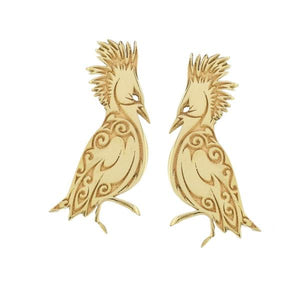 Boucles d'oreilles cagou en or jaune.-Boucles d'oreilles or et argent-Marque:Référence: L6.23Métal: Or jauneTitre: 18 caratsPoids du métal: 1,10 Gr-DIAM'S- -DIAM'S NC