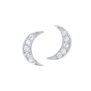 Boucles d'oreilles lune en or blanc sertie de diamants-Boucles d'oreilles diamants-Marque:Référence: D6.82-OBMétal: Or blancTitre: 18 caratsPoids du métal: 0,70 GrType de pierre: Diamant(s)Poids: 0,03 CtForme - taille: Taille brillantCouleur: FPureté: SI1-DIAM'S- -DIAM'S NC