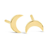 Boucles d'oreilles lune en or jaune.-Boucles d'oreilles or et argent-Marque:Référence: L6.35Métal: Or jauneTitre: 18 caratsPoids du métal: 0,60 Gr-DIAM'S- -DIAM'S NC