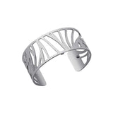 Bracelet LES GEORGETTE motif perroquet satiné 25mm-Bracelets manchette-Marque:Référence: 702744416F20 00Métal: Finition argentée-LES GEORGETTES- -DIAM'S NC