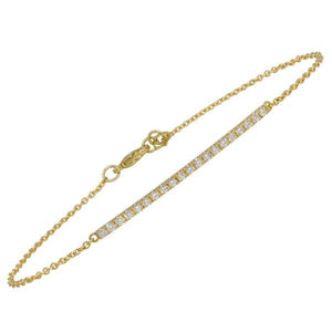 Bracelet en or jaune serti de diamants.-Bracelets diamants-Marque:Référence: D4.66Métal: Or jauneTitre: 18 caratsPoids du métal: 1,80 GrType de pierre: Diamant(s)Poids: 0,20 CtForme - taille: Taille brillantCouleur: FPureté: SI1-DIAM'S- -DIAM'S NC