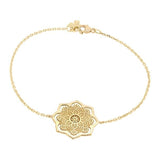 Bracelet mandala en or jaune.-Bracelets or et argent-Marque:Référence: L4.61Métal: Or jauneTitre: 18 caratsPoids du métal: 2,40 Gr-DIAM'S- -DIAM'S NC