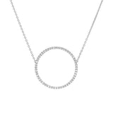 Collier en or blanc serti de diamants.-Pendentifs & Colliers diamants-Marque:Référence: D3.151-OBMétal: Or blancTitre: 18 caratsPoids du métal: 2,20 GrType de pierre: Diamant(s)Poids: 0,17 CtForme - taille: Taille brillantCouleur: FPureté: SI1-DIAM'S- -DIAM'S NC