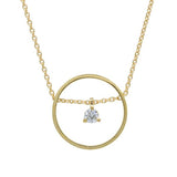 Collier en or jaune serti d'un diamant.-Pendentifs & Colliers diamants-Marque:Référence: D3.200Métal: Or jauneTitre: 18 caratsPoids du métal: 2,30 GrType de pierre: Diamant(s)Poids: 0,07 CtForme - taille: Taille brillantCouleur: FPureté: SI1-DIAM'S- -DIAM'S NC