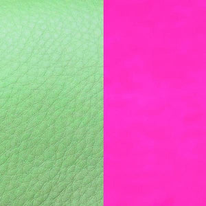 Cuir LES GEORGETTES 40mm Menthol / Rose fluo-Cuir-Marque:Référence: 702145799AZ0 00-LES GEORGETTES- -DIAM'S NC
