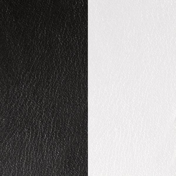 Cuir les Georgettes couleur Noir / Blanc 40mm-Cuir-Marque:Référence: 702145799M40 00-LES GEORGETTES- 702145799M40 00-DIAM'S NC