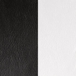 Cuir les Georgettes couleur Noir / Blanc 40mm-Cuir-Marque:Référence: 702145799M40 00-LES GEORGETTES- -DIAM'S NC
