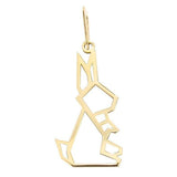 Pendentif Origami Lapin en or jaune 18 carats.-Pendentifs Origami-Marque:Référence: RABBITMétal: Or jauneTitre: 18 caratsPoids du métal: 0,70 Gr-DIAM'S- -DIAM'S NC