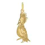 Pendentif cagou en or jaune.-Pendentif animaux-Marque:Référence: L5.111Métal: Or jauneTitre: 18 caratsPoids du métal: 0,60 Gr-DIAM'S- -DIAM'S NC