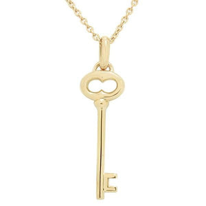 Pendentif clé en or jaune.-Pendentifs & Colliers or et argent-Marque:Référence: D3.125Métal: Or jauneTitre: 18 caratsPoids du métal: 1,00 Gr-DIAM'S- -DIAM'S NC