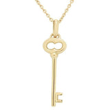 Pendentif clé en or jaune.-Pendentifs & Colliers or et argent-Marque:Référence: D3.125Métal: Or jauneTitre: 18 caratsPoids du métal: 1,00 Gr-DIAM'S- -DIAM'S NC