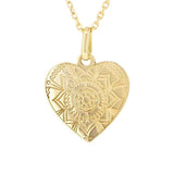 Pendentif coeur motifs en or jaune.-Pendentifs & Colliers or et argent-Marque:Référence: L3.145Métal: Or jauneTitre: 18 caratsPoids du métal: 1,20 Gr-DIAM'S- -DIAM'S NC