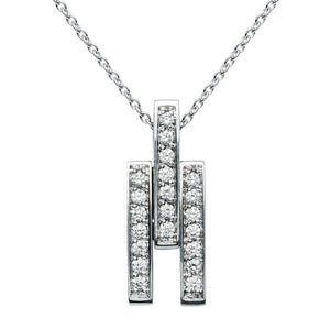 Pendentif en or blanc serti de diamants.-Pendentifs & Colliers diamants-Marque:Référence: D3.102-OBMétal: Or blancTitre: 18 caratsPoids du métal: 3,00 GrType de pierre: Diamant(s)Poids: 0,21 CtForme - taille: Taille brillantCouleur: FPureté: SI1-DIAM'S- -DIAM'S NC