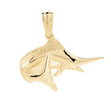 Pendentif espadon voilier en or jaune 18 carats-Pendentif animaux-Marque:Référence: 3.598Métal: Or jauneTitre: 18 caratsPoids du métal: 9,30 Gr-DIAM'S- -DIAM'S NC