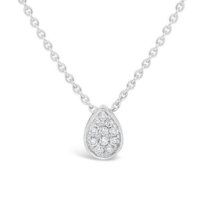 Pendentif goutte en or blanc serti de diamants.-Pendentifs & Colliers diamants-Marque:Référence: D3.144-OBMétal: Or blancTitre: 18 caratsPoids du métal: 0,40 GrType de pierre: Diamant(s)Poids: 0,09 CtForme - taille: Taille brillantCouleur: FPureté: SI1Type de pierre (2): Diamant(s)Poids (2): 0,08 CtForme - taille (2): Taille brillantCouleur (2): FPureté (2): SI1-DIAM'S- -DIAM'S NC