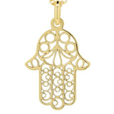 Pendentif main de fatma en or jaune-Pendentifs & Colliers or et argent-Marque:Référence: L3.2Métal: Or jauneTitre: 18 caratsPoids du métal: 0,60 Gr-DIAM'S- -DIAM'S NC