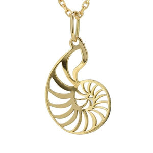 Pendentif nautile en or jaune.-Pendentif animaux-Marque:Référence: L3.1Métal: Or jauneTitre: 18 caratsPoids du métal: 0,50 Gr-DIAM'S- -DIAM'S NC