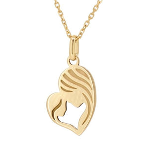 Pendentif visages en or jaune.-Pendentifs & Colliers or et argent-Marque:Référence: L3.143Métal: Or jauneTitre: 18 caratsPoids du métal: 0,80 Gr-DIAM'S- -DIAM'S NC