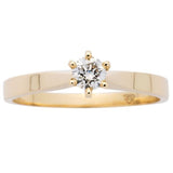 Solitaire en or jaune serti d'un diamant.-Solitaires-Marque:Référence: D0.149Métal: Or jauneTitre: 18 caratsPoids du métal: 1,80 GrType de pierre: Diamant(s)Poids: 0,07 CtForme - taille: Taille brillantCouleur: FPureté: SI1Comment choisir sa taille de doigt:cliquer pour découvrir notre guide des tailles imprimable-DIAM'S- -DIAM'S NC